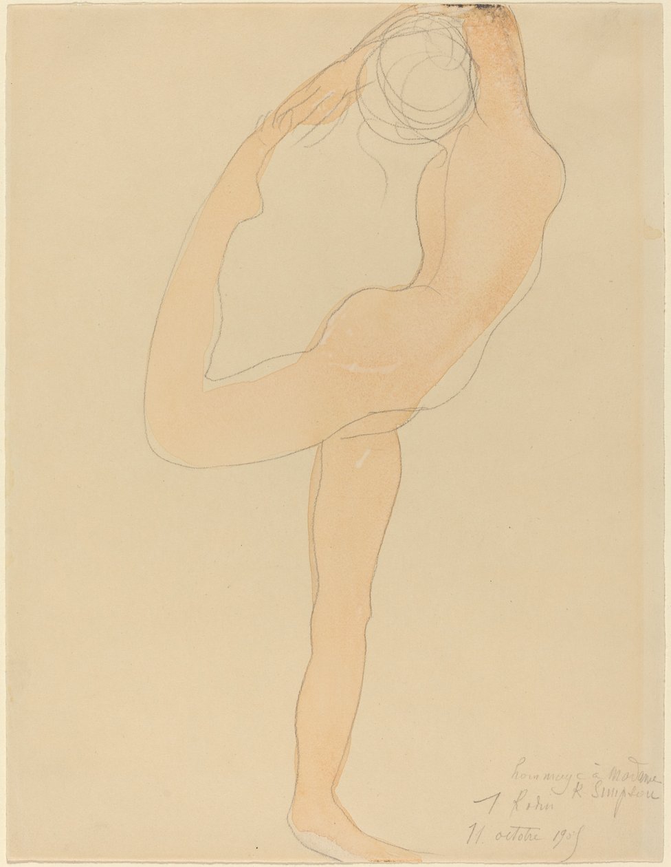 Dansende Figuur door Auguste Rodin