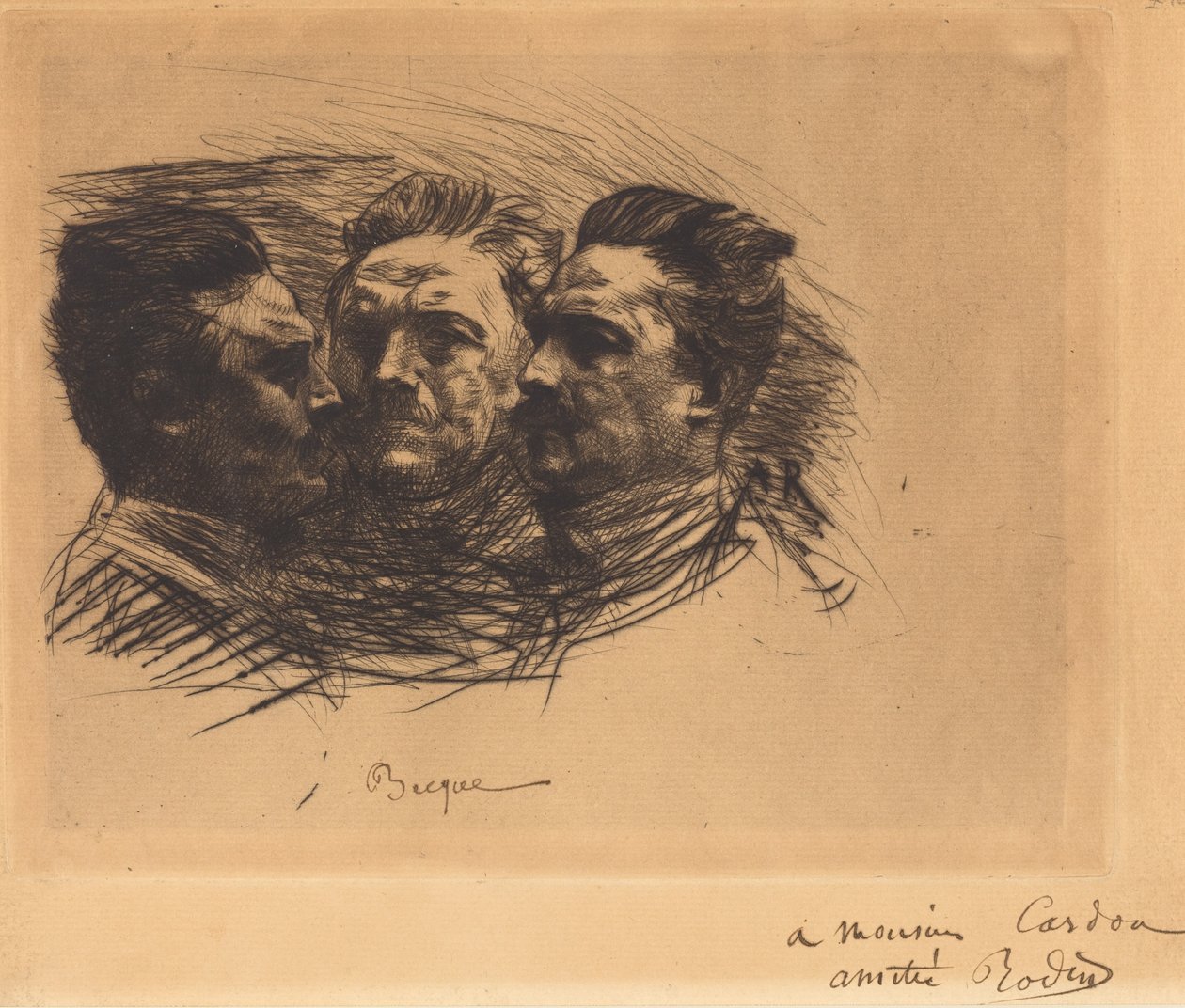 Henri Becque door Auguste Rodin