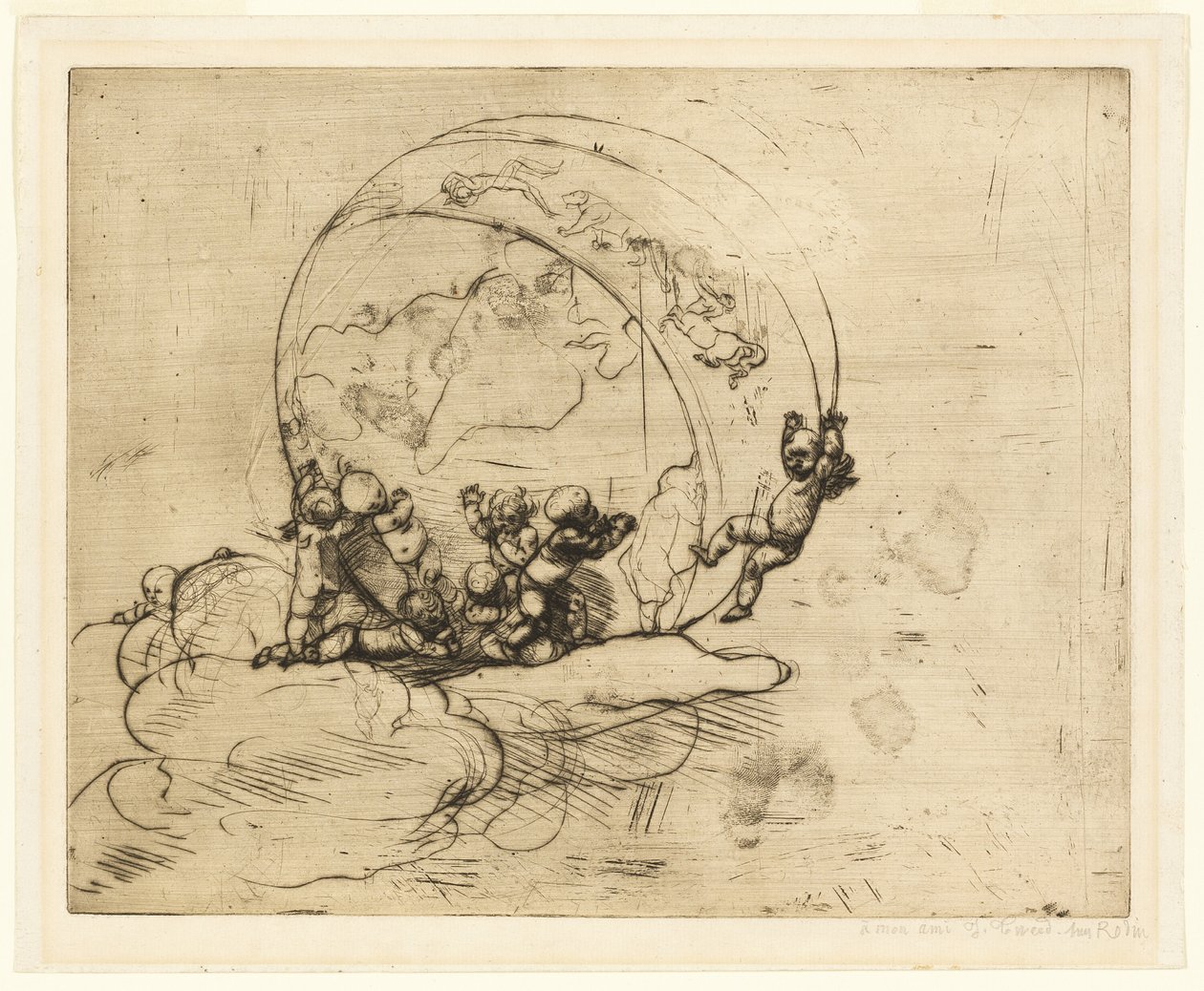 Liefde die de wereld draait door Auguste Rodin