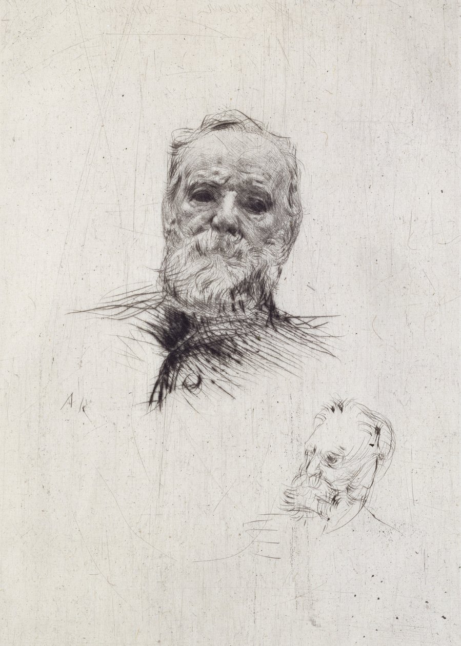Portret van Victor Hugo (1802-85) door Auguste Rodin