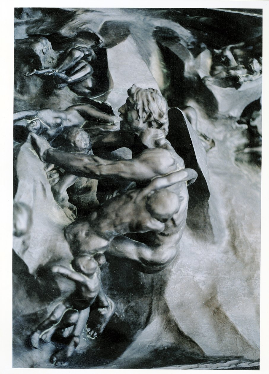 De Poorten van de Hel (detail) door Auguste Rodin