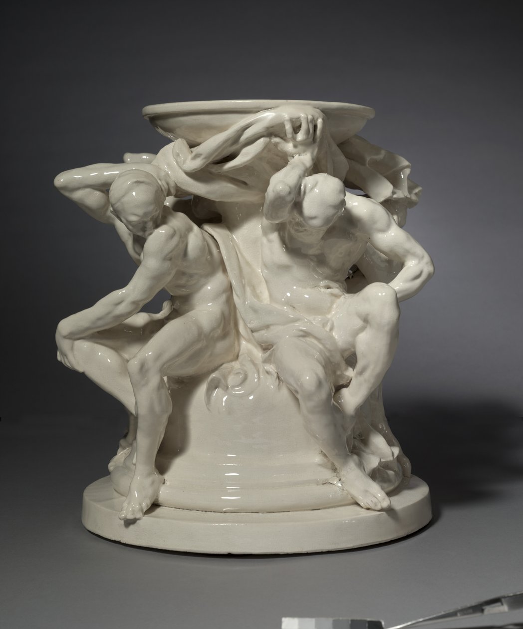 Titans, Ondersteuning voor een Vaas, ontworpen door Albert-Ernest Carrier-Belleuse door Auguste Rodin