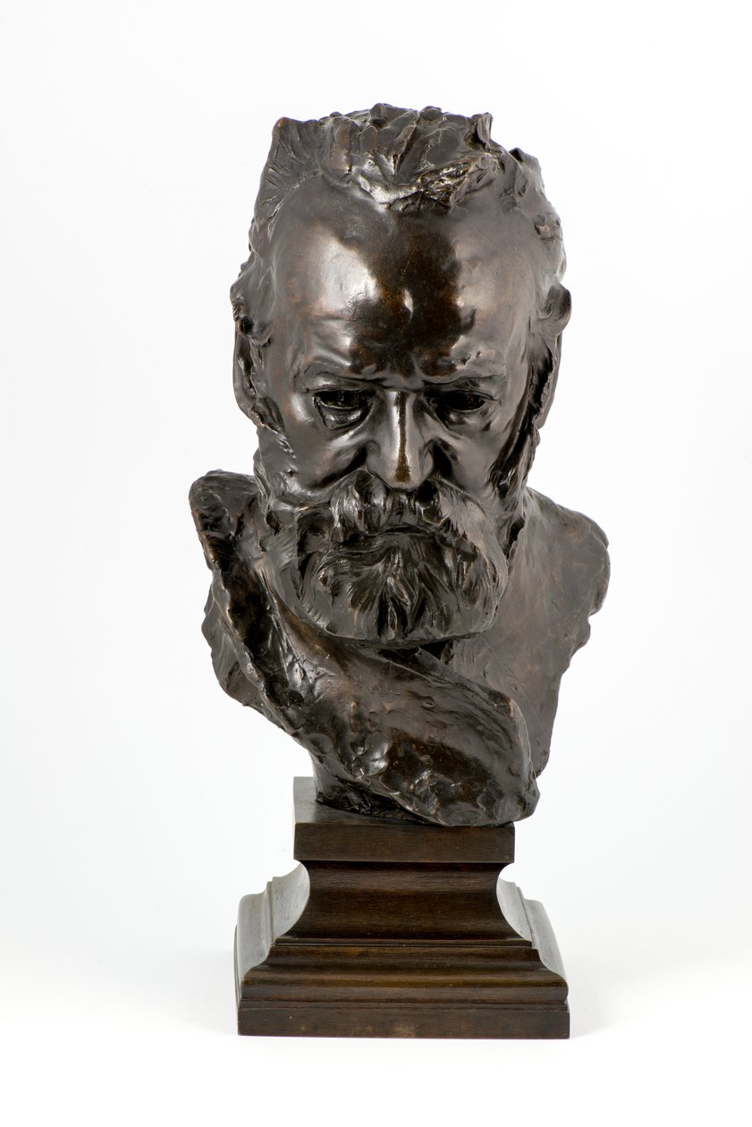 Victor Hugo (brons afgietsel naar het origineel uit 1886) door Auguste Rodin