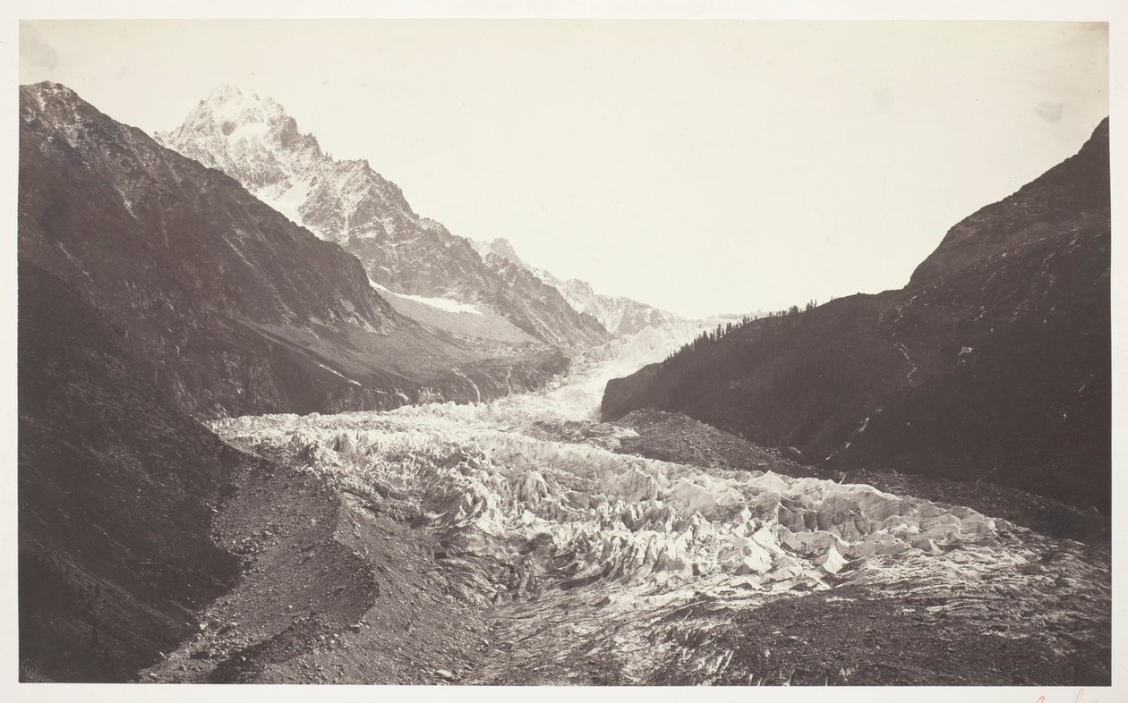 Savoie 48. Aiguille en gletsjer van Argentières door Auguste Rosalie Bisson