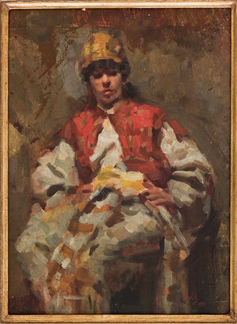 Vrouwelijke figuur door Augusto Valli