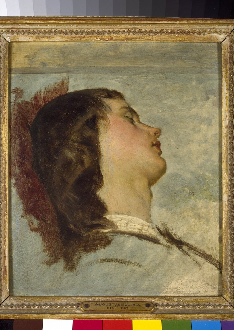 Voorbereidende Studie voor De Reizende Metgezellen, c.1862 door Augustus Leopold Egg