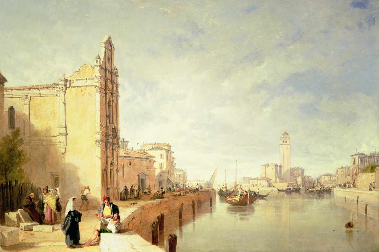 Een Uitzicht op Murano door Augustus Wall Callcott