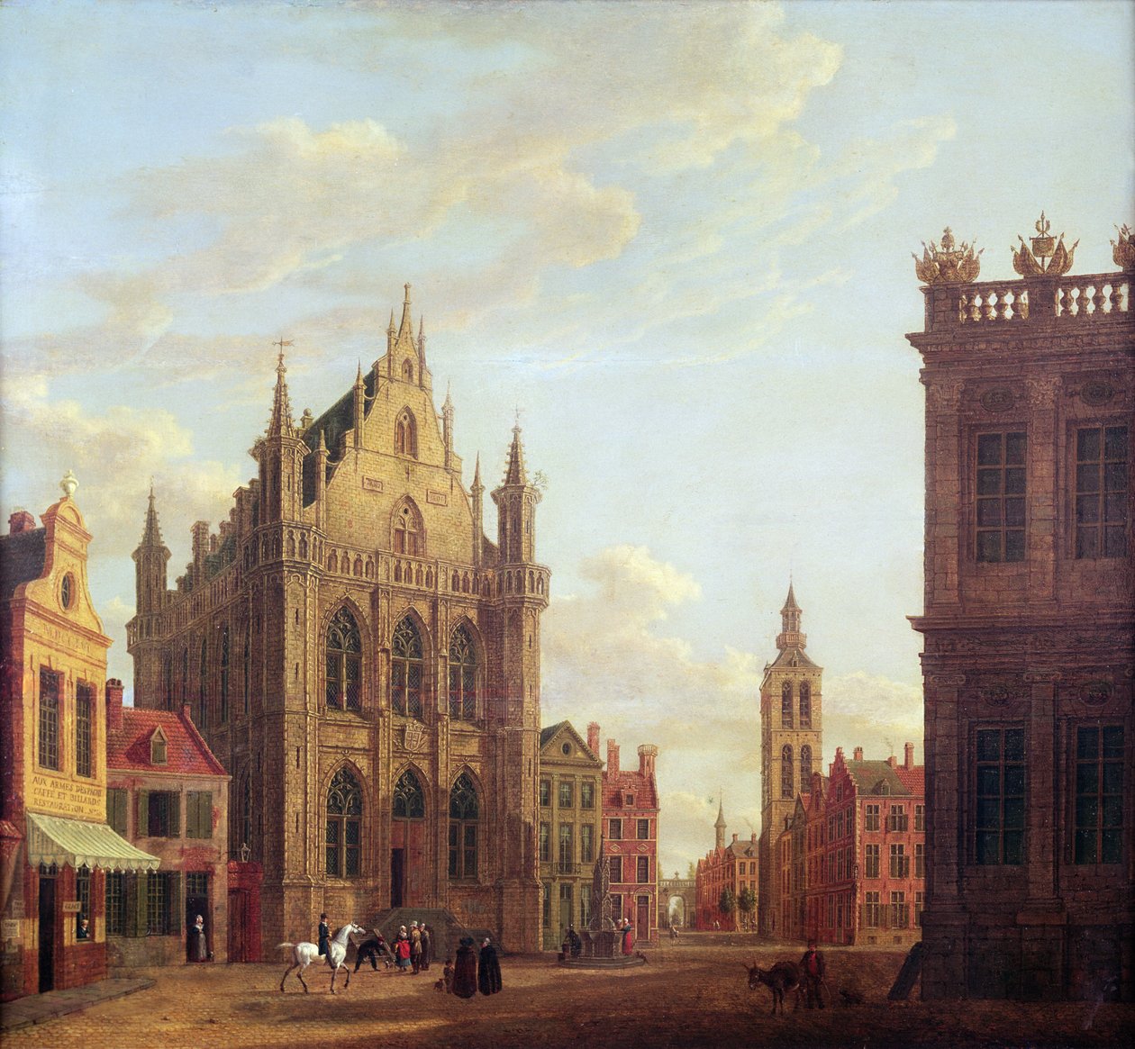 Brugge, 1824 door Augustus Wynantsz