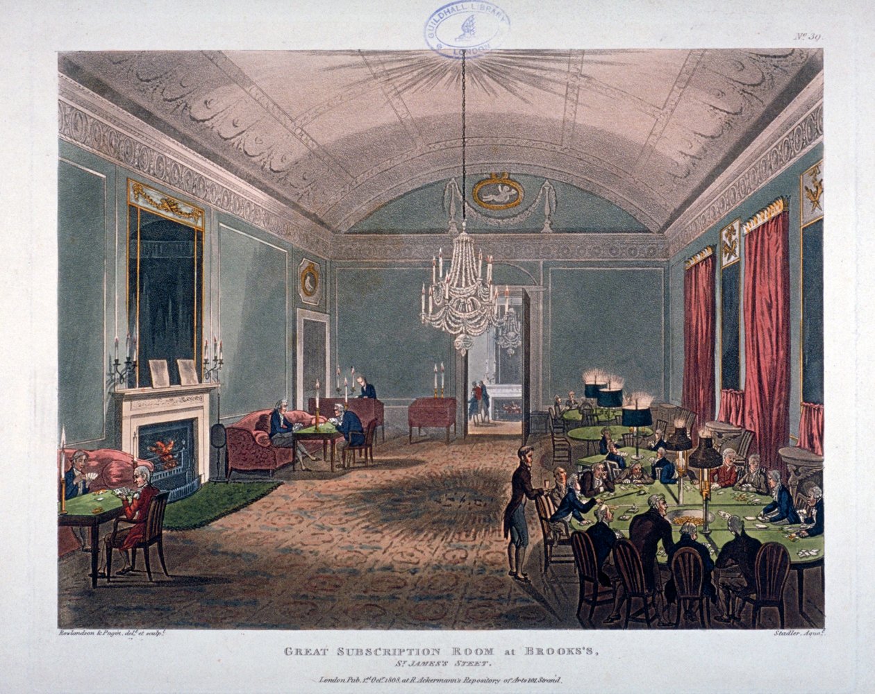 De Grote Abonnementszaal, interieur van de Brooks