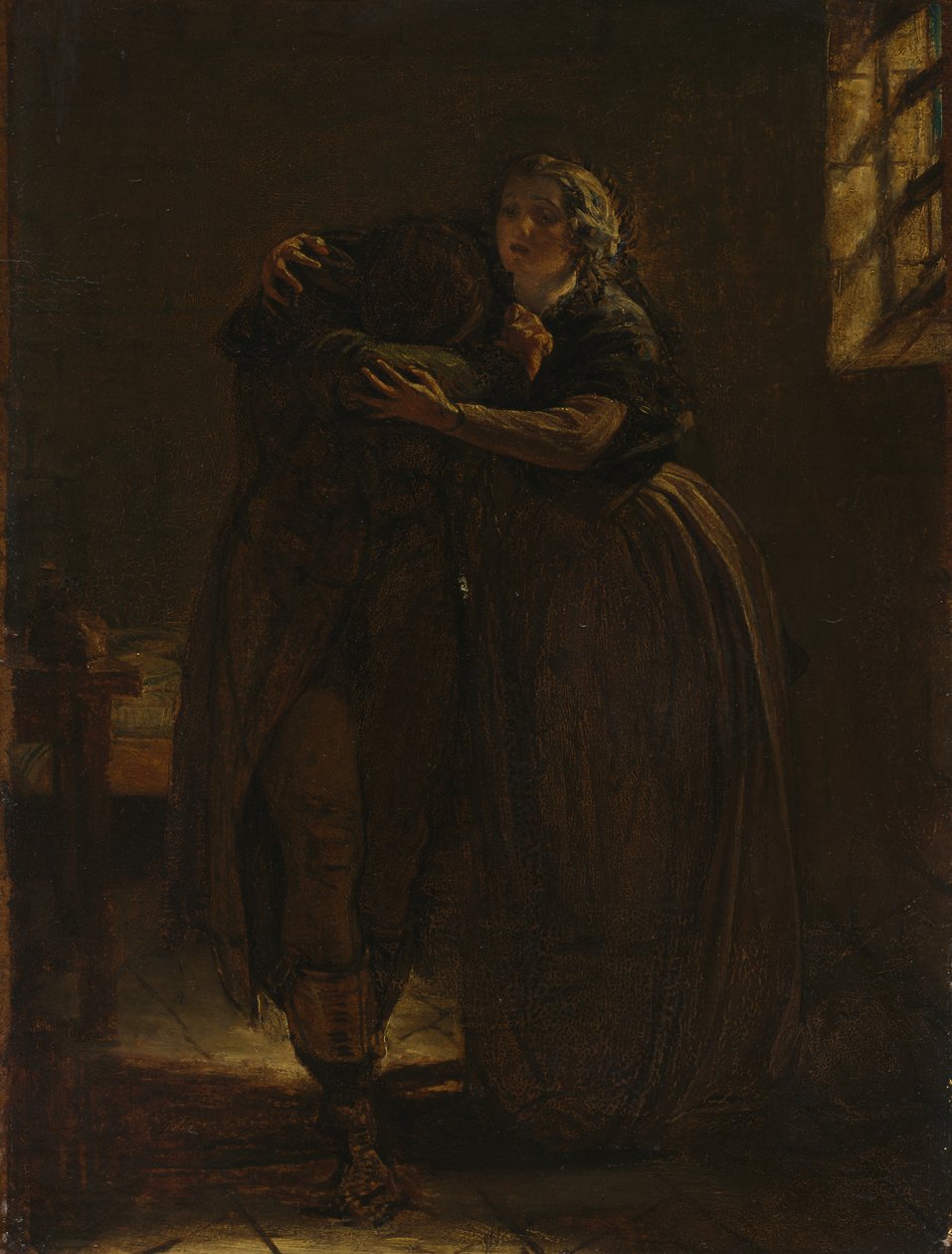 Studie voor "Kom Rust in deze Boezem mijn eigen Getroffen Geliefde" door Augustus Leopold Egg