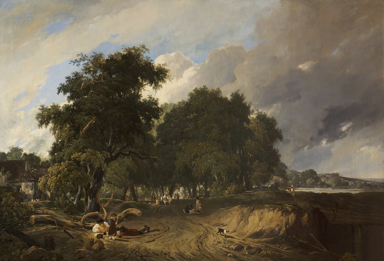 Terugkeer van de markt door Augustus Wall Callcott