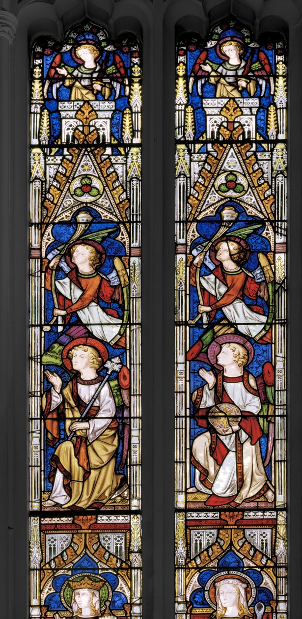 Kroning van de Maagd Maria (detail) door Augustus Welby Northmore Pugin