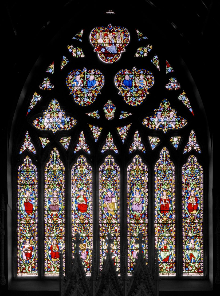 Oostelijk raam met Jesseboom door Augustus Welby Northmore Pugin