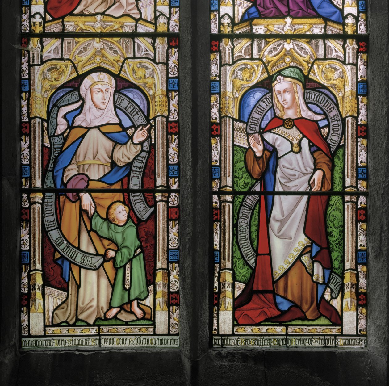 Hannah met de Jonge Samuel en Dorcas door Augustus Welby Northmore Pugin