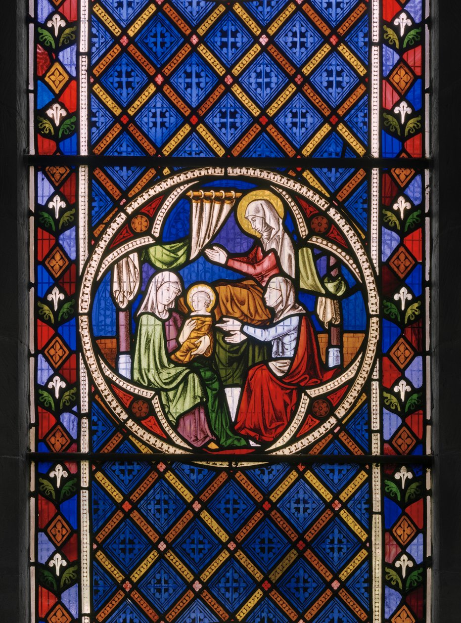 Het Leven van St. Anna (detail) door Augustus Welby Northmore Pugin