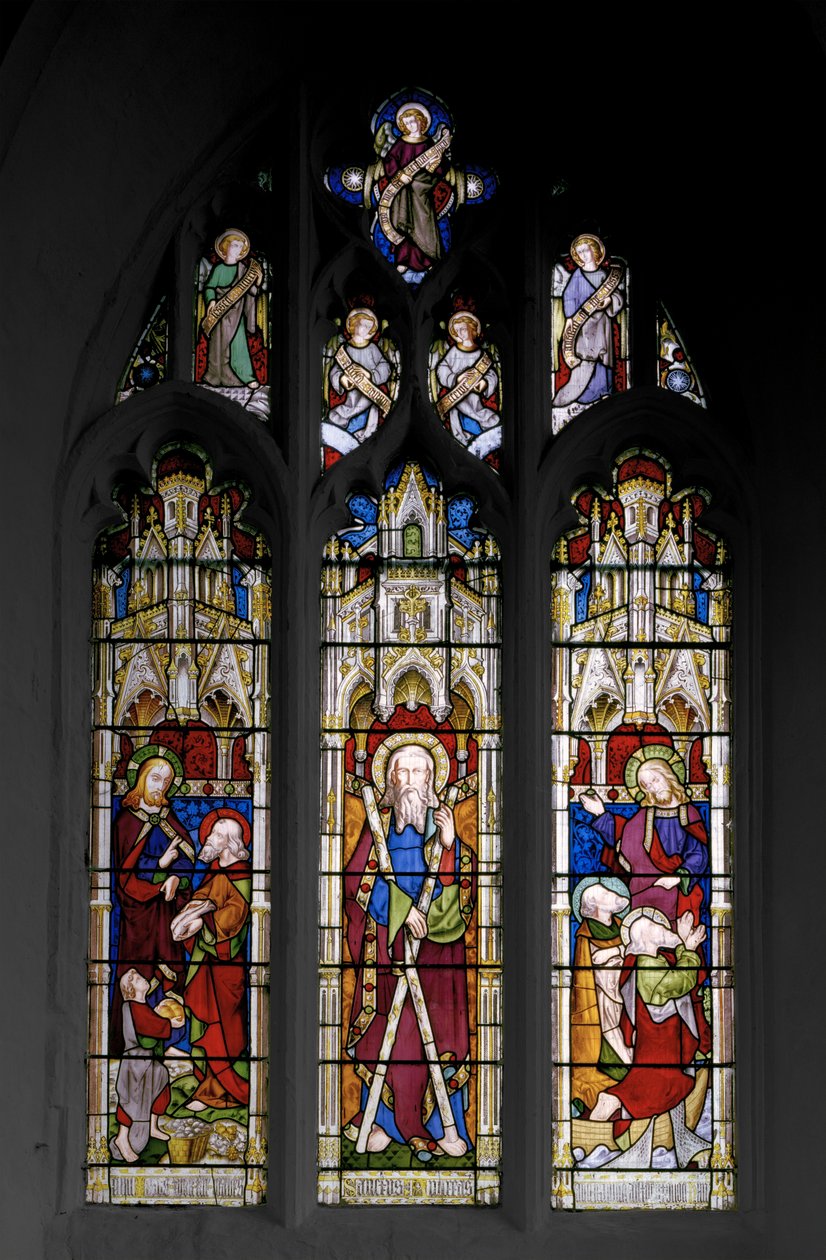 St. Andreas en de Wonderen van Christus door Augustus Welby Northmore Pugin