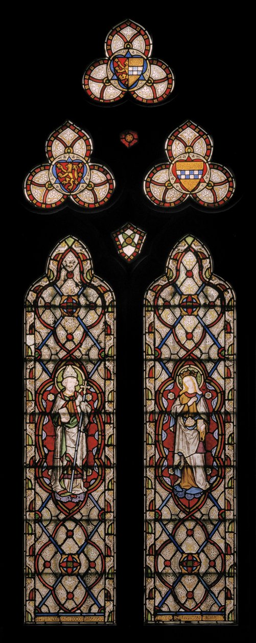 St. Johannes van Beverley & St. Elizabeth van Hongarije door Augustus Welby Northmore Pugin