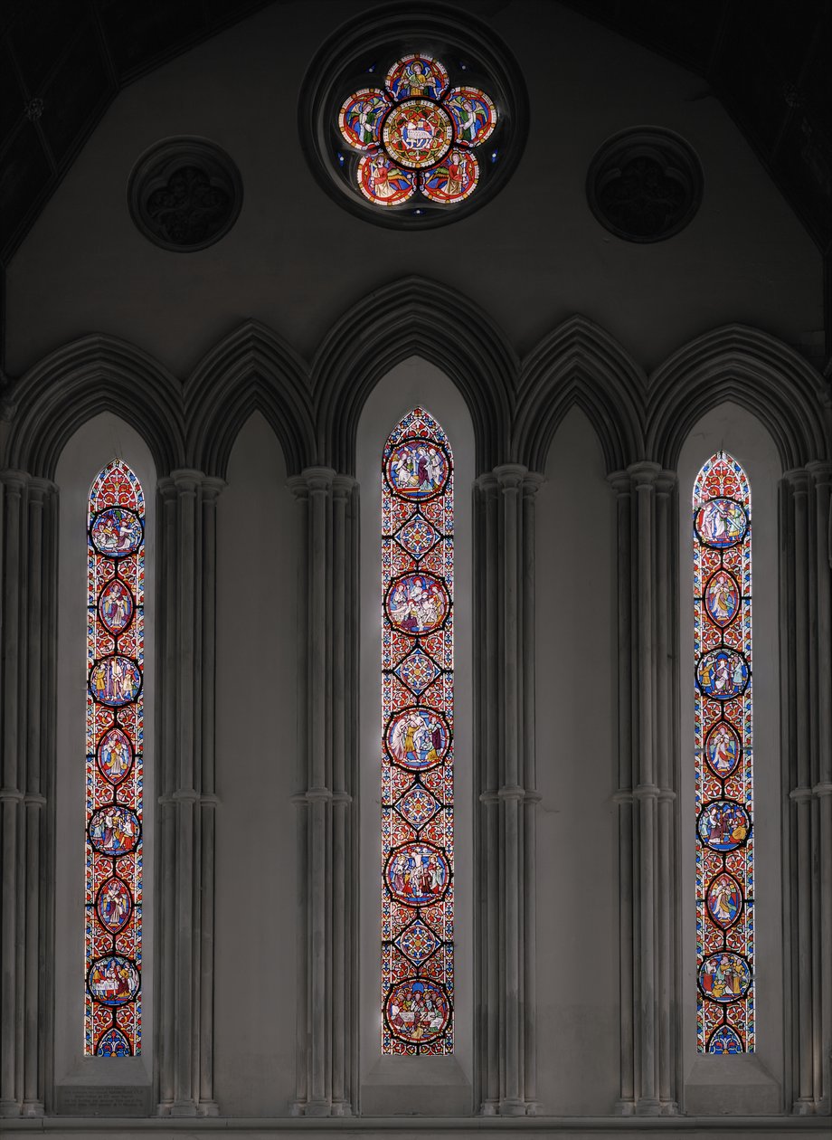Het Lijden van Christus, Oostraam door Augustus Welby Northmore Pugin