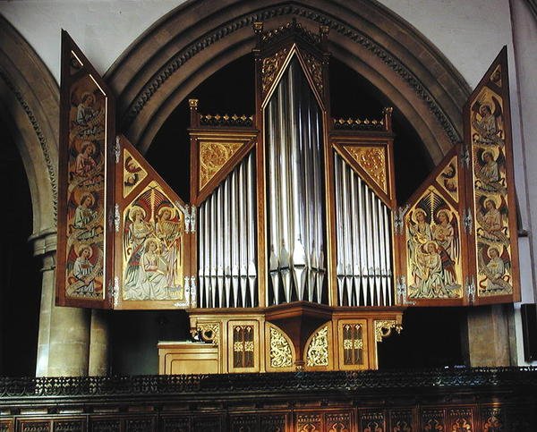 Het Sutton-orgel, uit de kapel door Augustus Welby Northmore Pugin