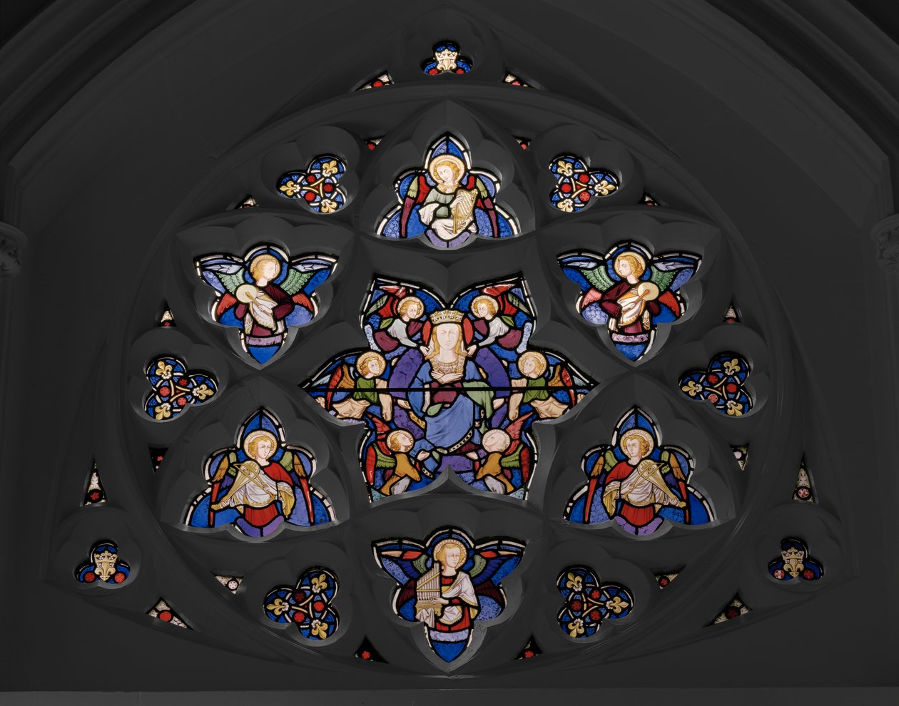 Tracering raam door Augustus Welby Northmore Pugin