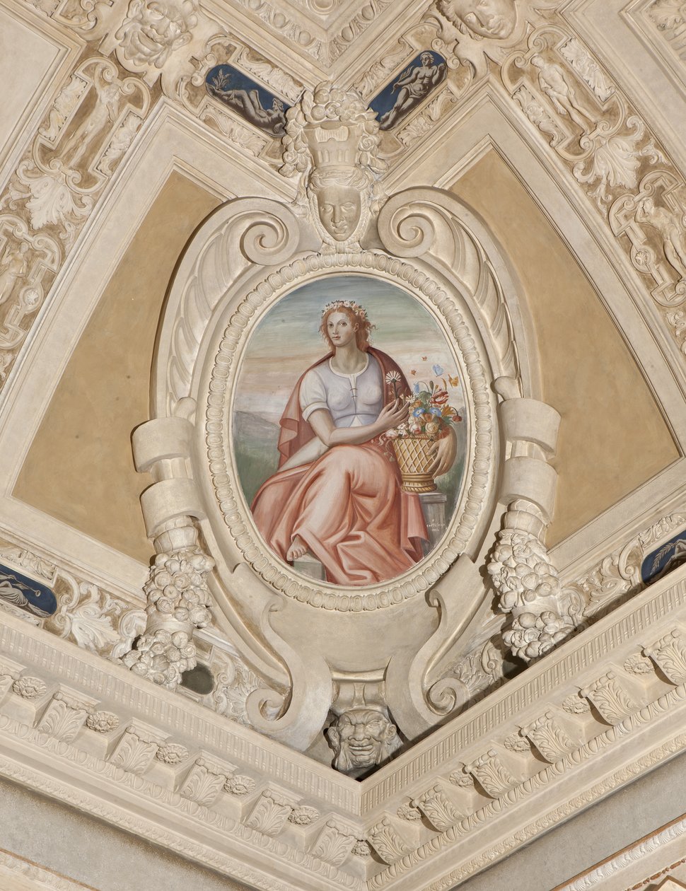 Lente (fresco) door Aurelio Busso