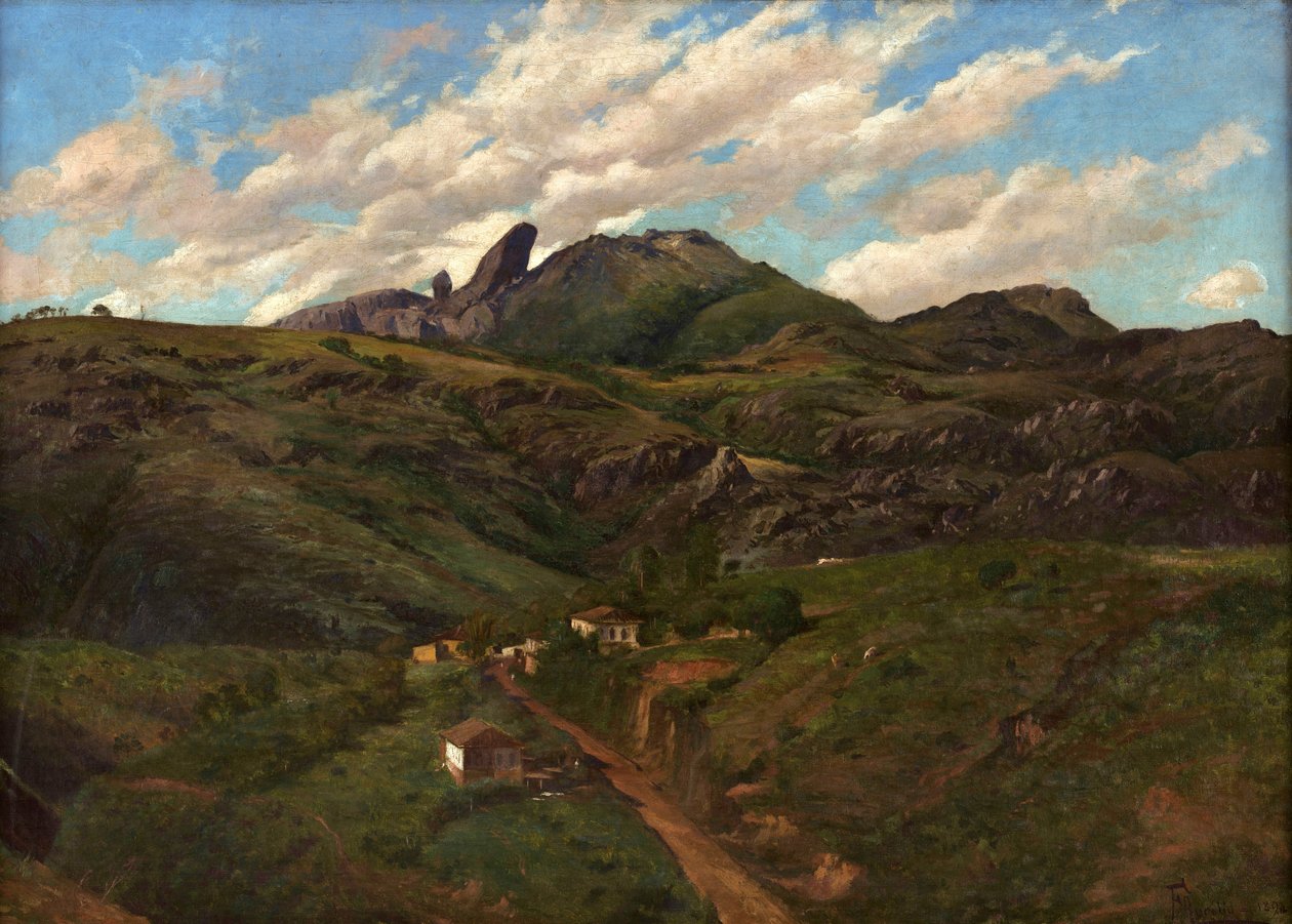 Itacolomi piek, Ouro Preto door Aurelio de Figueiredo