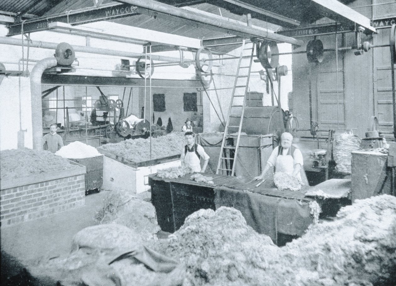 Interieur van een Hoedenfabriek, Victoria, ca.1900, uit 