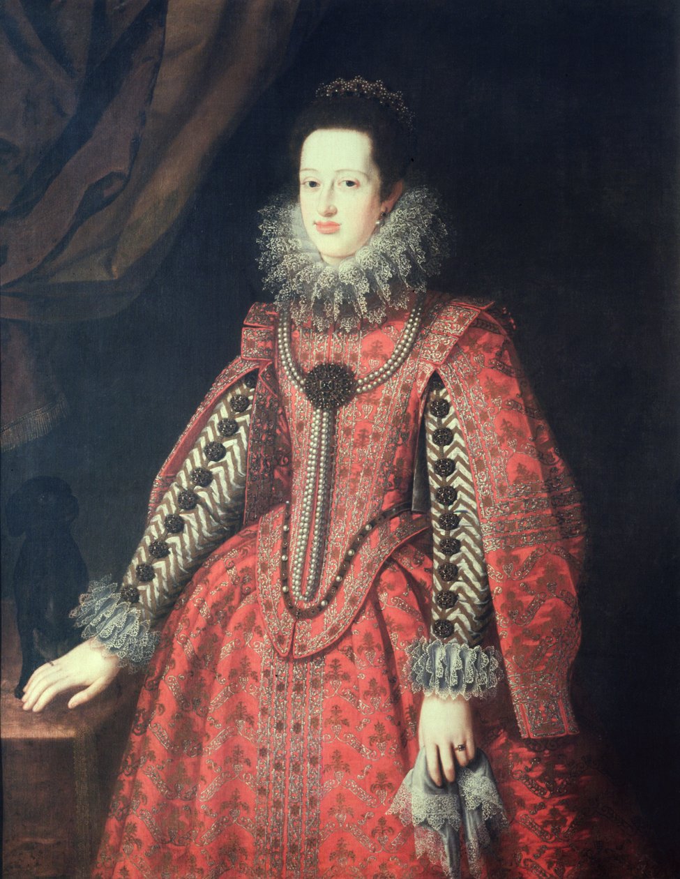 Hertogin Eleonora van Mantua (1598-1633), 2e vrouw van Ferdinand II door Austrian School