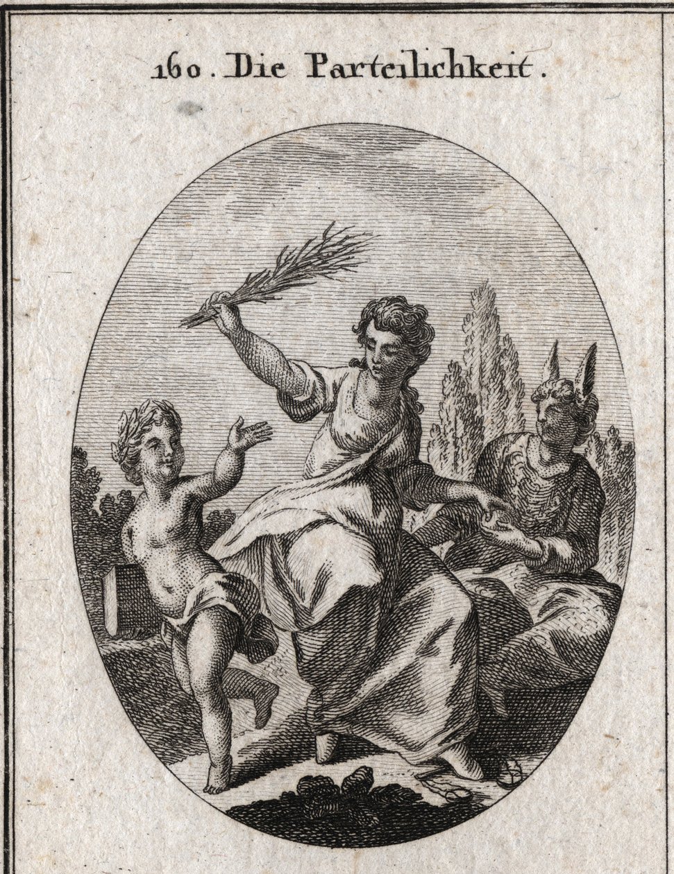 Allegorie van vooringenomenheid door Austrian School
