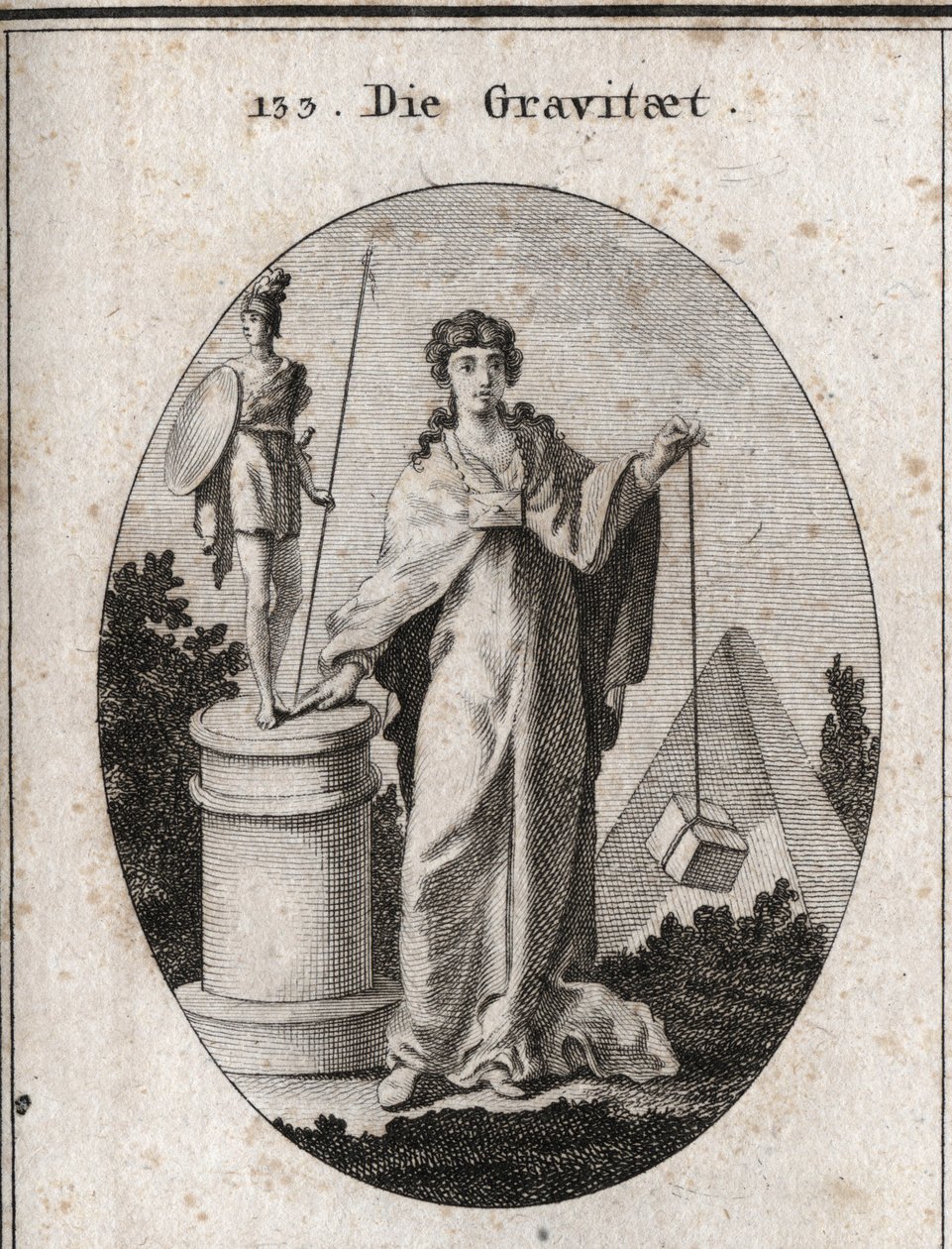 Allegorie van ernst door Austrian School