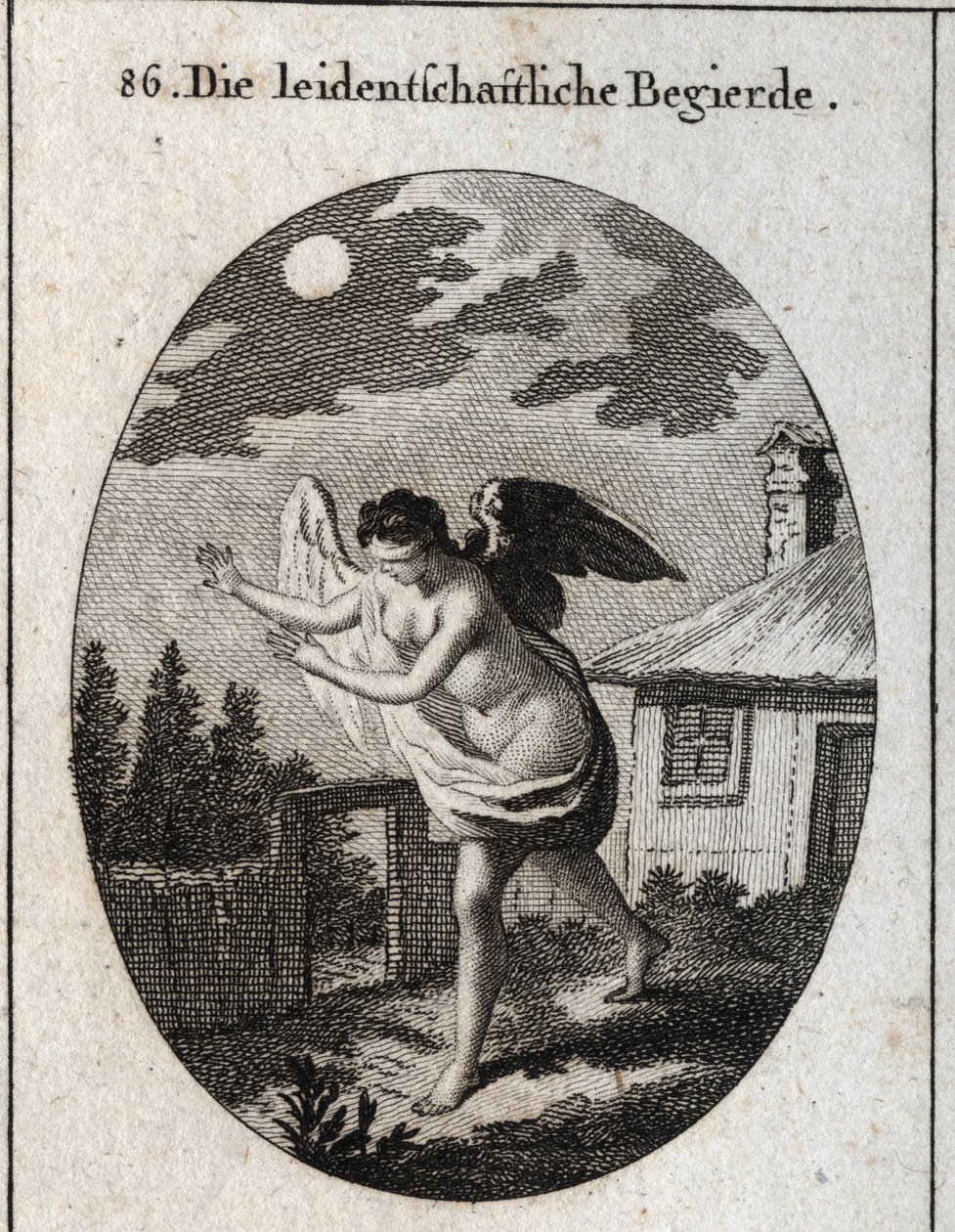 Allegorie van hebzucht door Austrian School