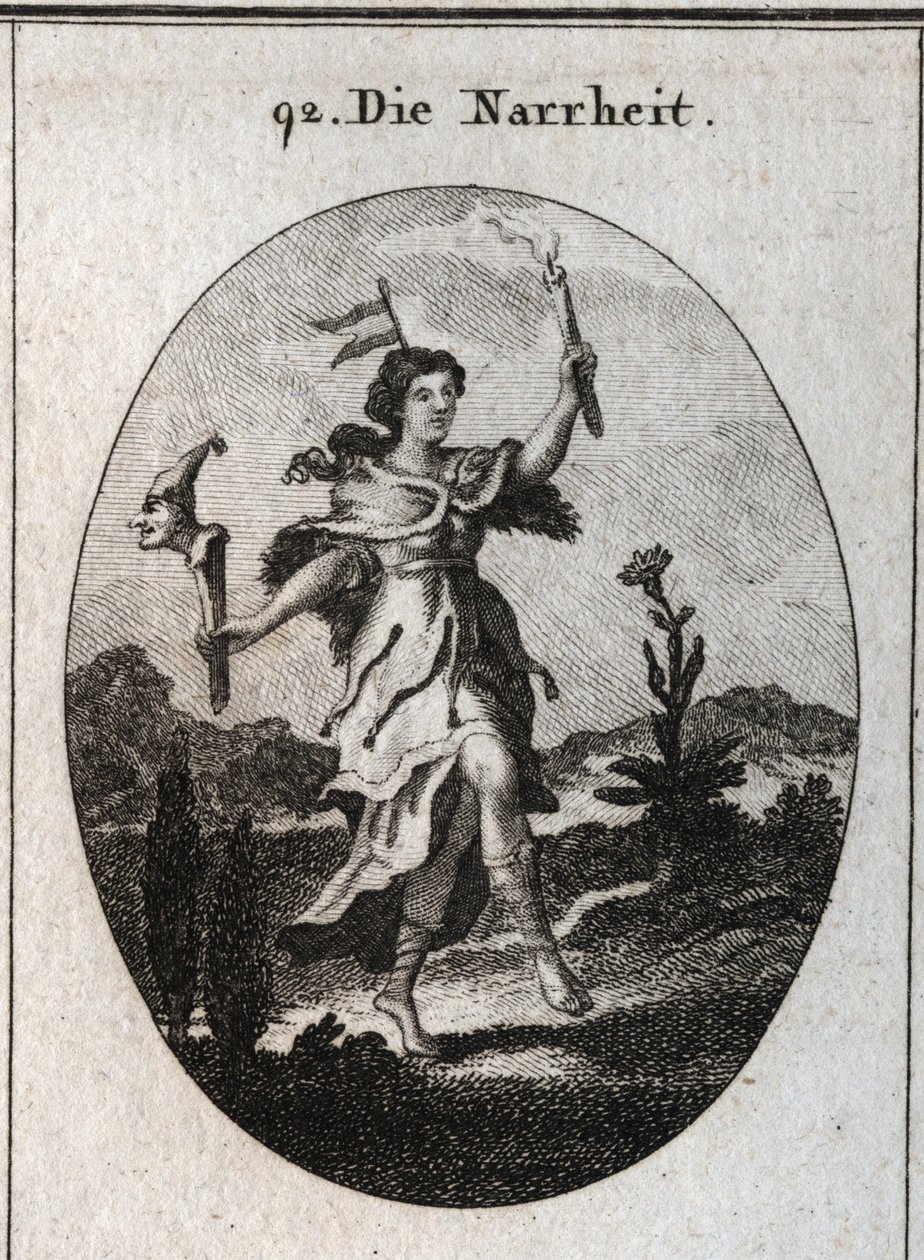 Allegorie van waanzin door Austrian School