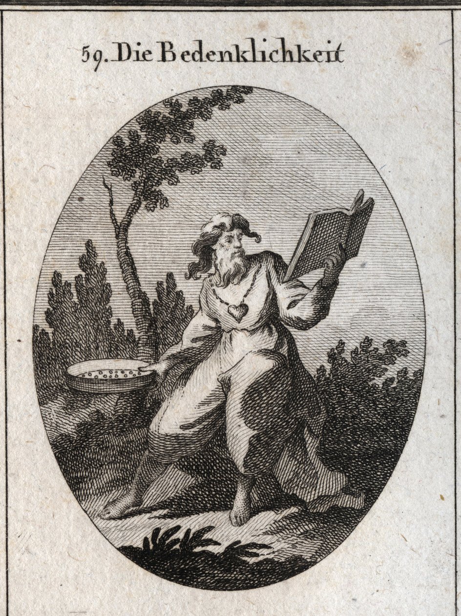 Allegorie van scrupules door Austrian School