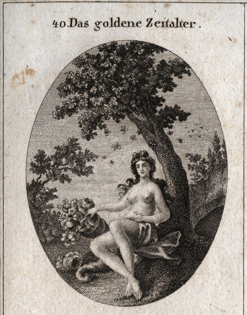 Allegorie van het gouden tijdperk door Austrian School