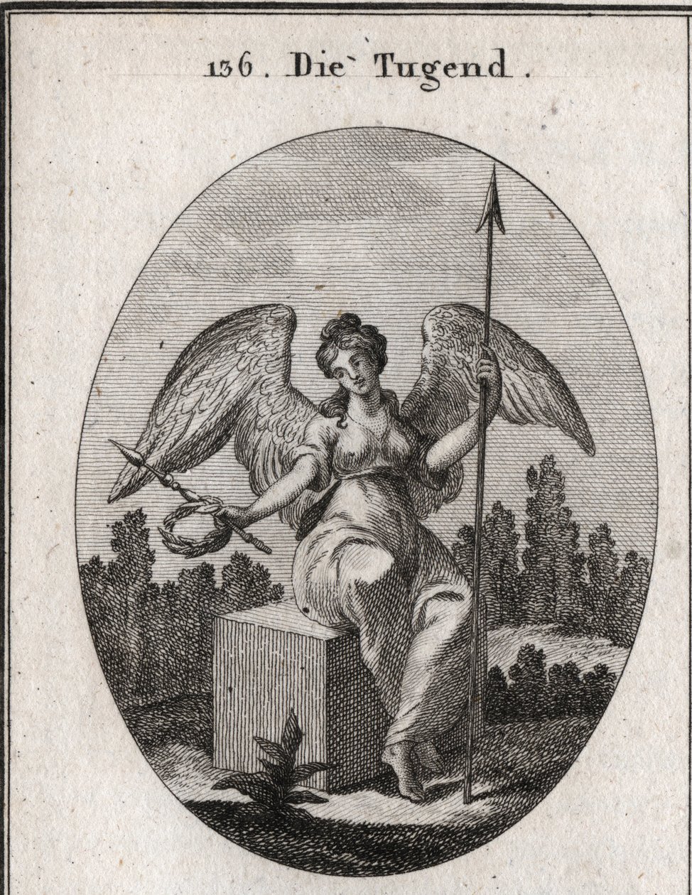 Allegorie van deugd door Austrian School