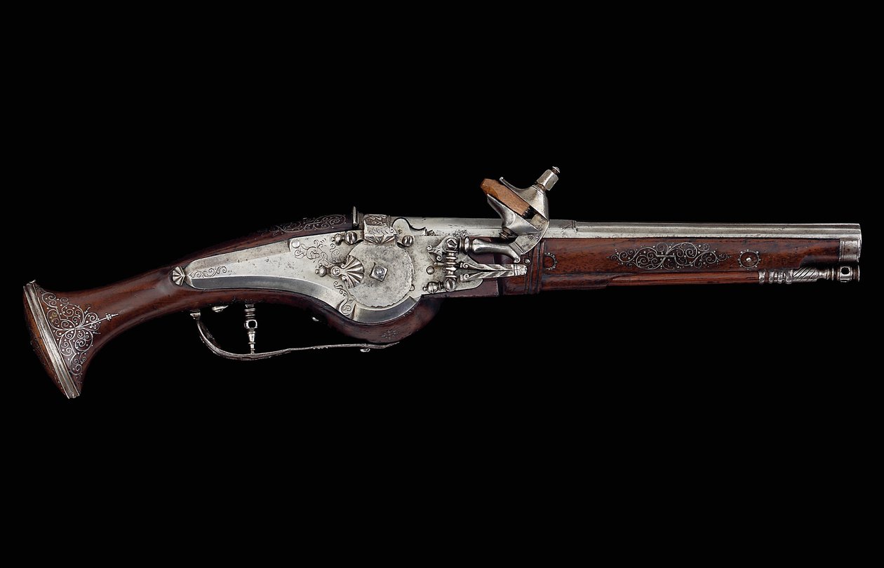 Carinthische (Ferlach) pistool met radslotmechanisme, ca. 1650 door Austrian School