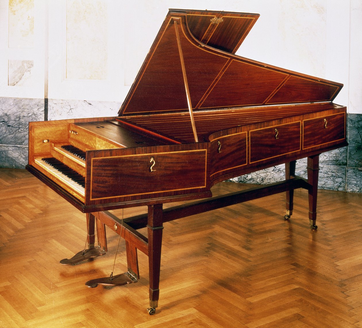 Klavecimbel behorend tot Franz Joseph Haydn (1732-1809) door Austrian School