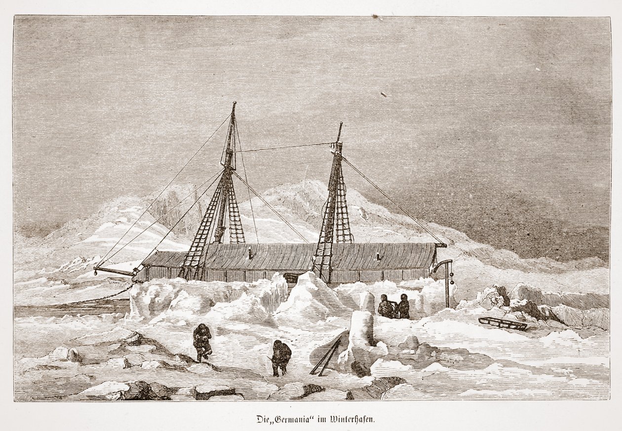 De Germania gekleed voor de winter, 1876 door Austrian School