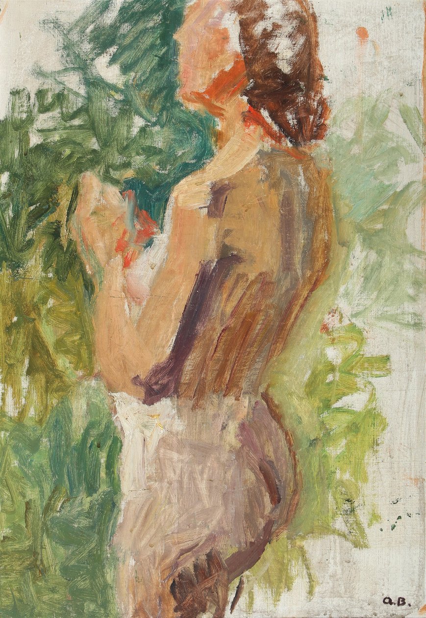 Studie van een vrouw. door Axel Bredsdorff