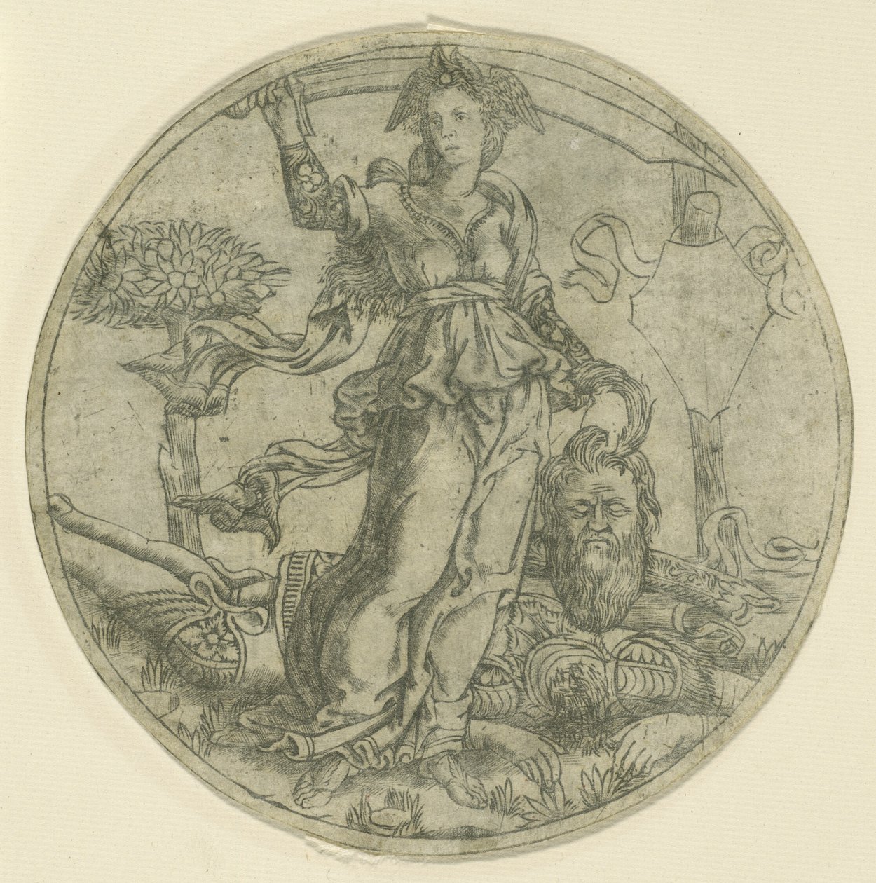 Judith met het hoofd van Holofernes door Baccio Baldini