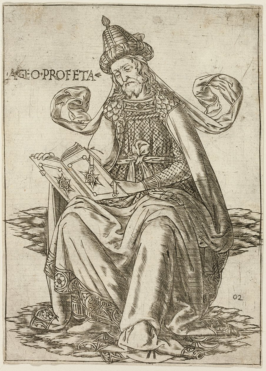 Profeet Haggai door Baccio Baldini