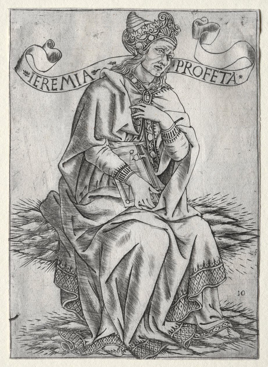 De Profeten: Jeremia, ca. 1470-75 door Baccio Baldini