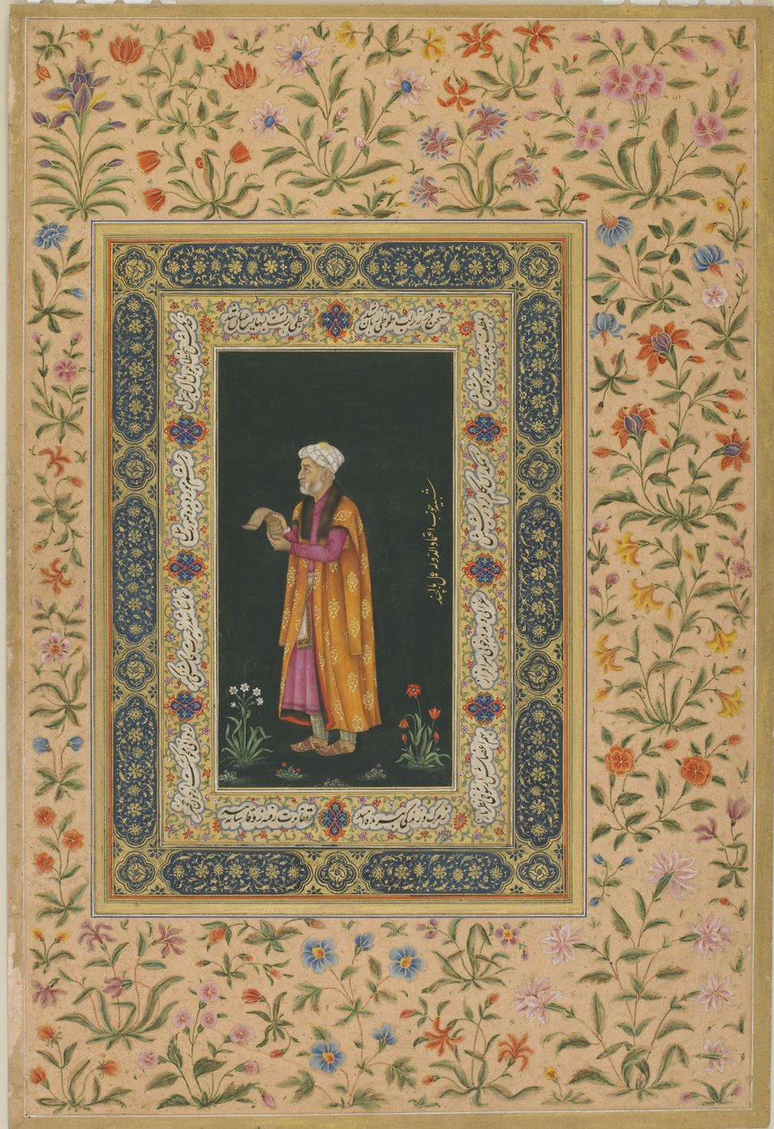 Portret van Itimad Al-dawla door Balchand