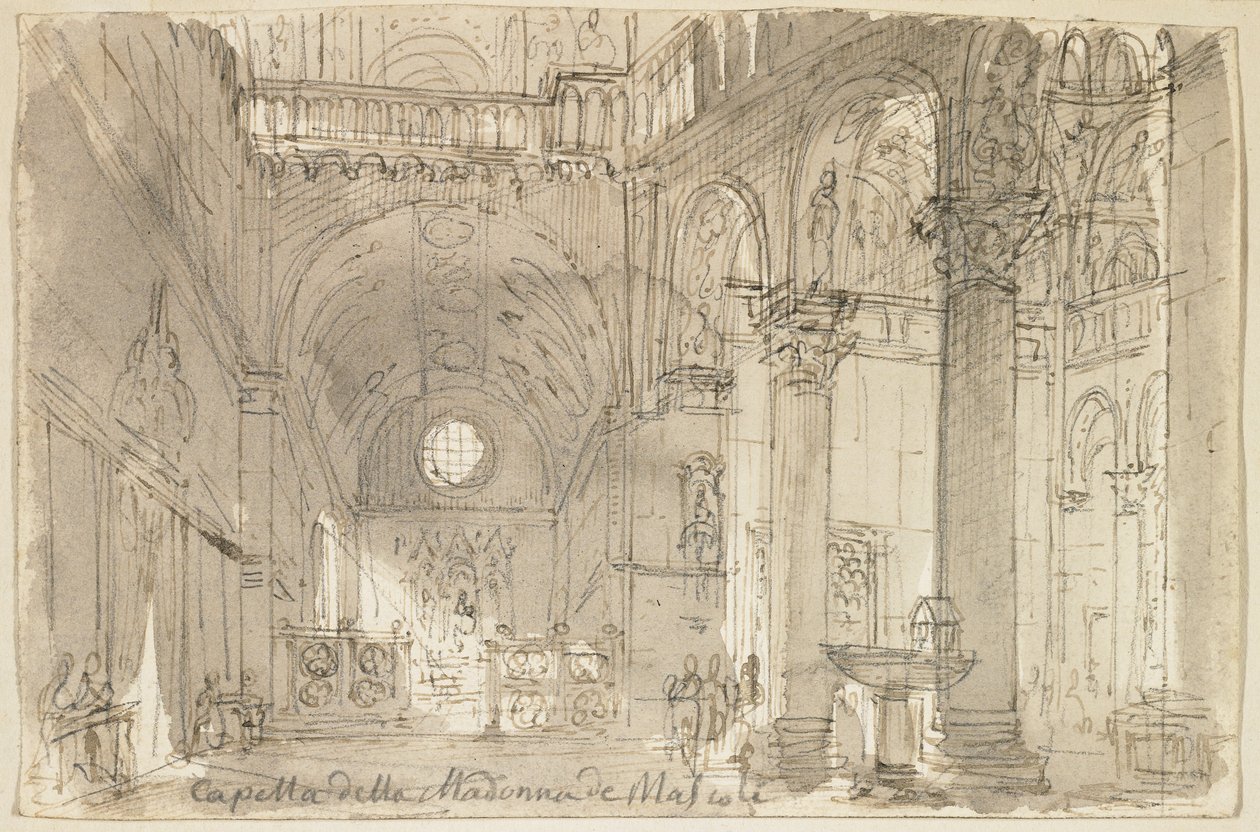Uitzicht op de Kapel van de Madonna de