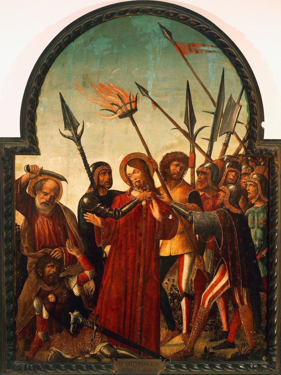 Gevangenneming van Christus door Baldassare di Matteo Carrari