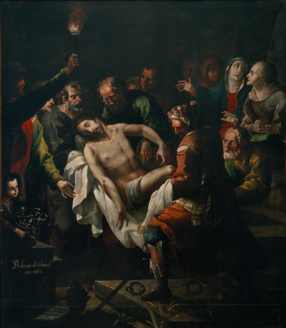 De Begrafenis van Christus door Baltasar de Echave y Rioja