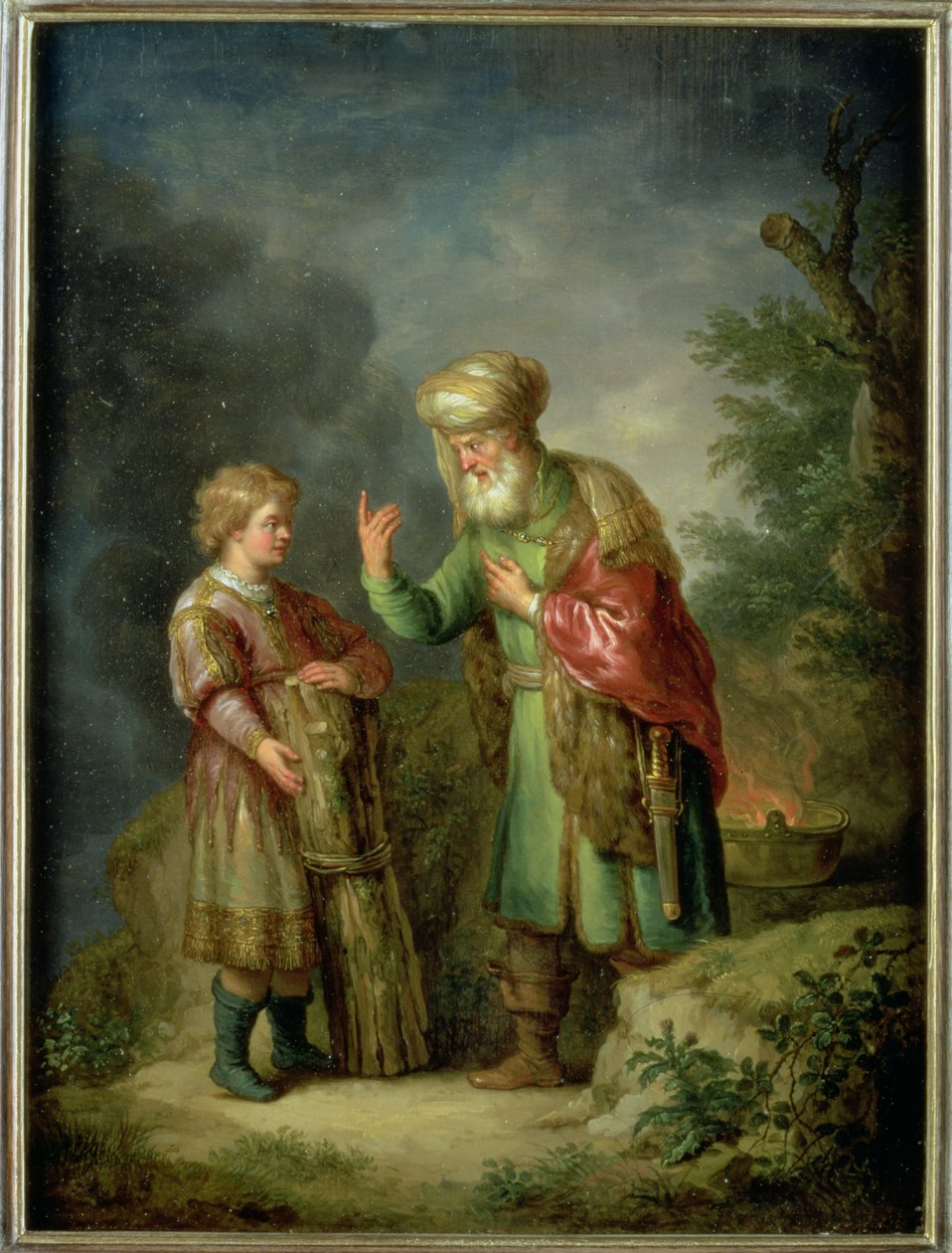 Abraham en Isaac door Balthasar Beschey