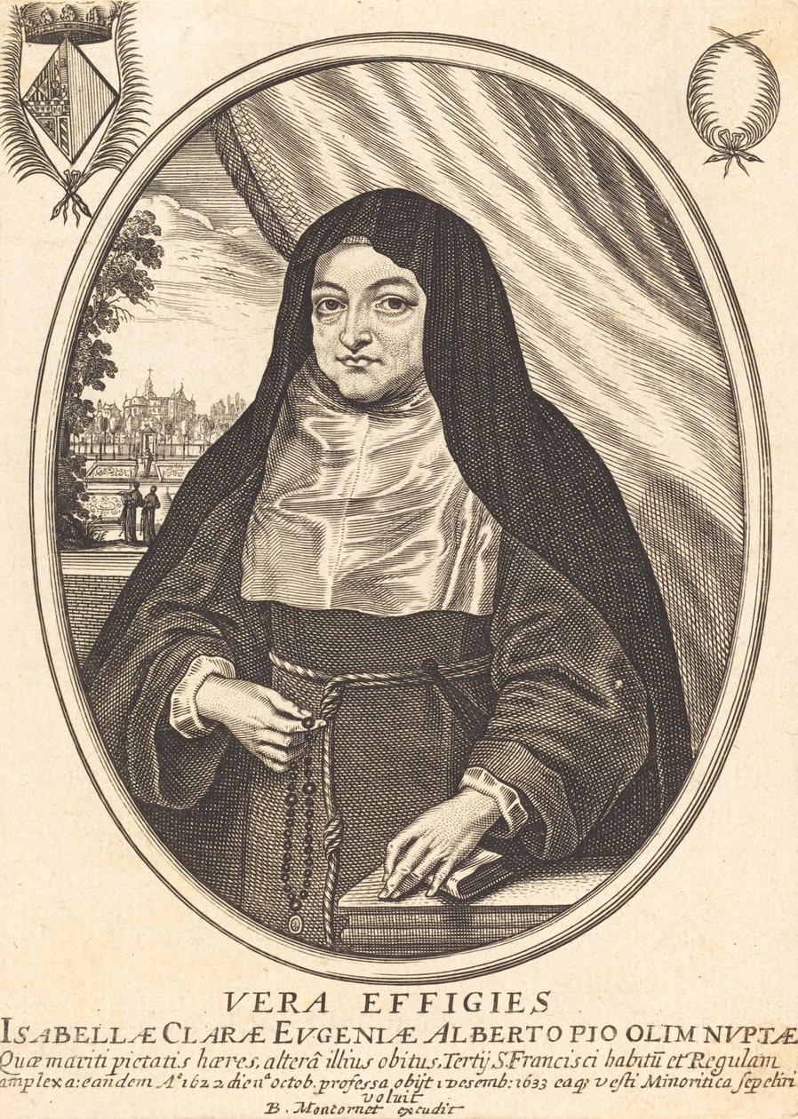 Isabelle Claire Eugénie door Balthasar Moncornet