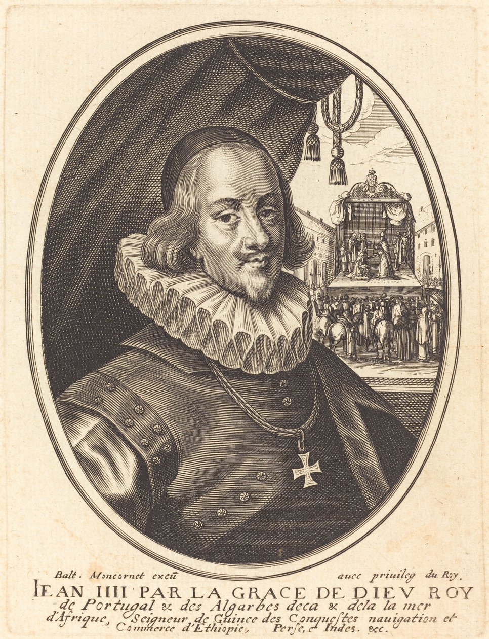 Jean IV, Hertog van Bragance door Balthasar Moncornet