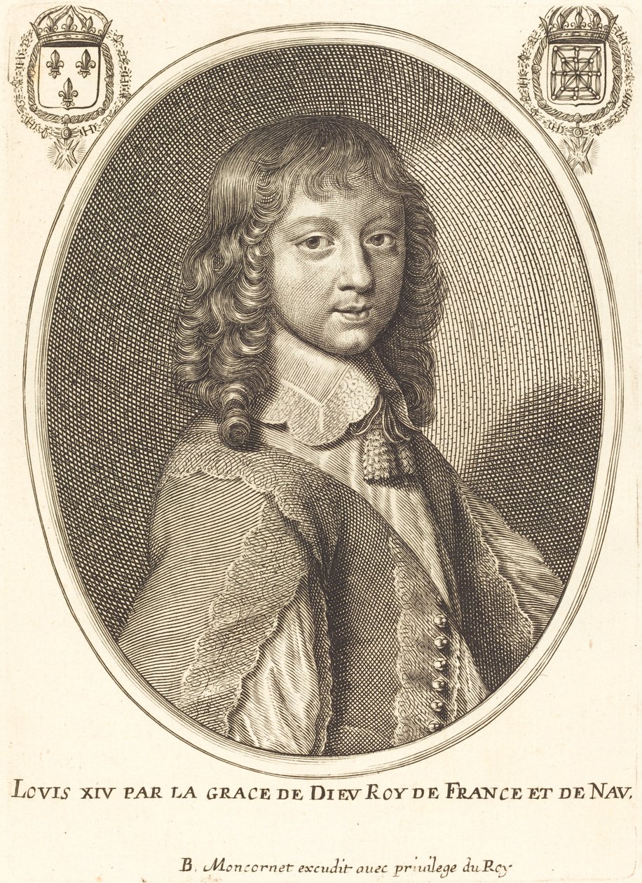 Lodewijk XIV door Balthasar Moncornet